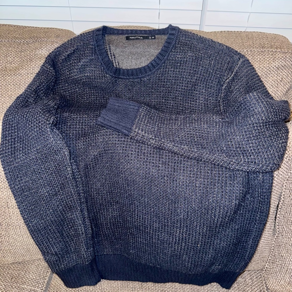 Nautica Men's Navy Crewneck Sweater